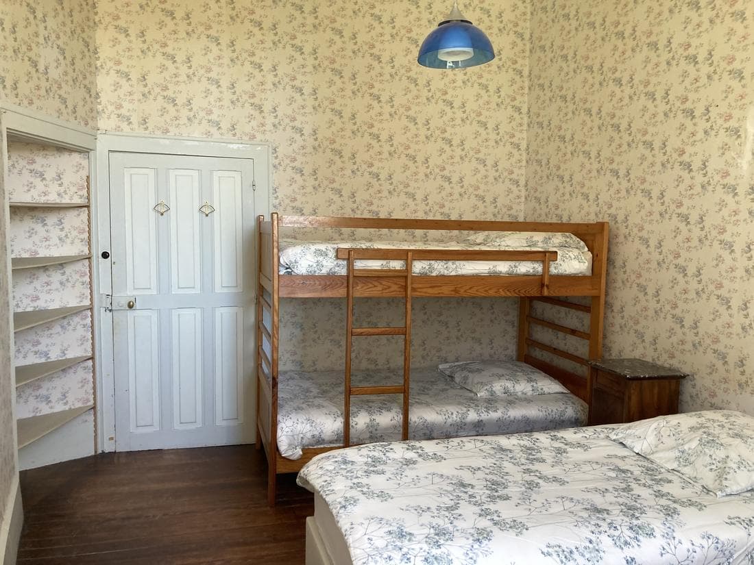 Chambre Jacinthe, lits superposés